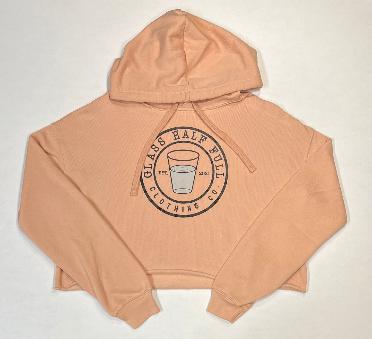 Logo Crop Top Hoodie